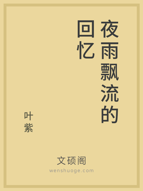 夜雨飘流的回忆的书籍封面