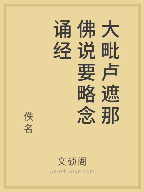大毗卢遮那佛说要略念诵经的书籍封面