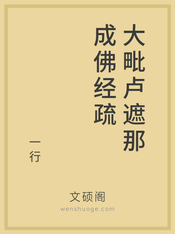 大毗卢遮那成佛经疏的书籍封面