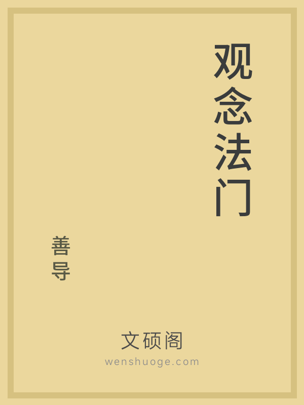 观念法门的书籍封面