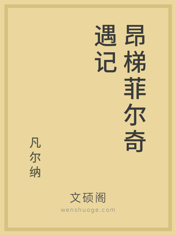 昂梯菲尔奇遇记的书籍封面 昂梯菲尔奇遇记的书籍封面