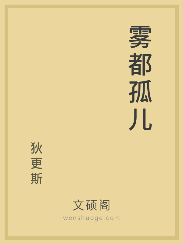 雾都孤儿的书籍封面 雾都孤儿的书籍封面