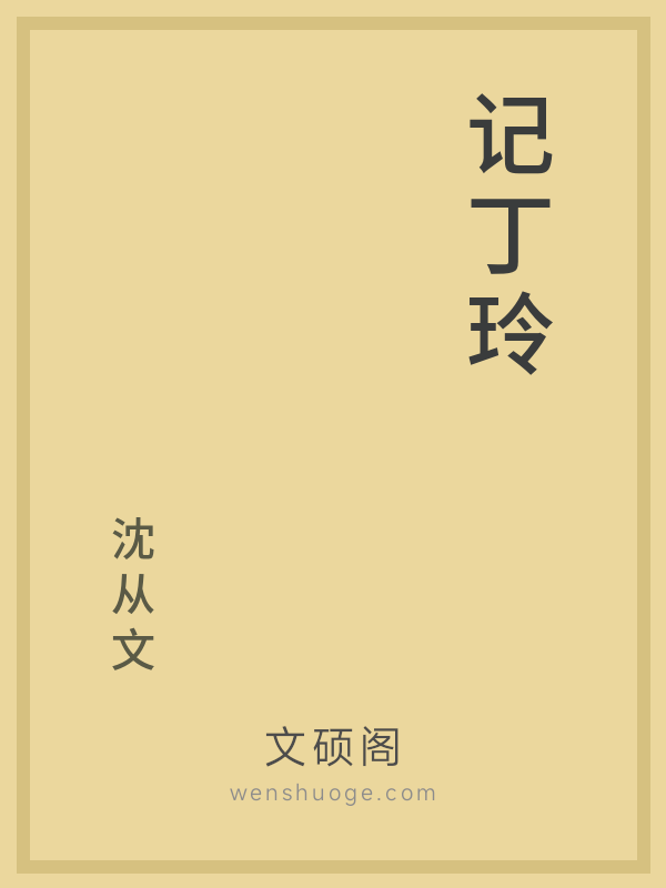 记丁玲 记丁玲