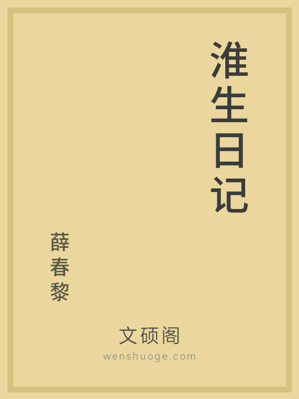 淮生日记的书籍封面